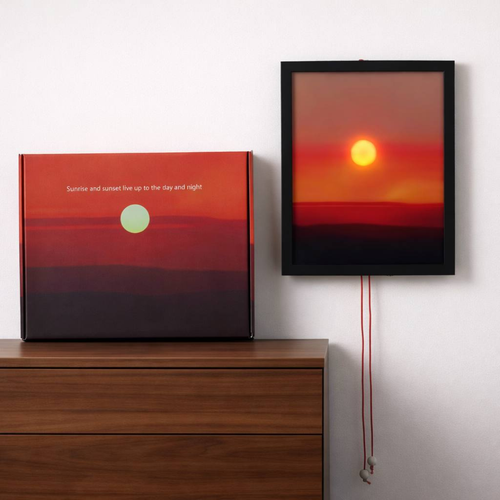 Cuadro Decorativo Atardecer – Arte Minimalista